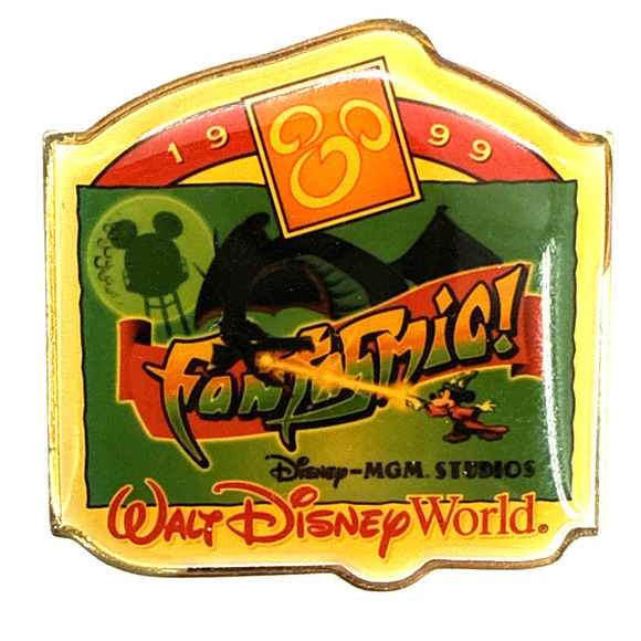 RARE Disney LE WDW Fantasmic! MGM Studios Something New Press Pin #2362 - Picture 4 of 7